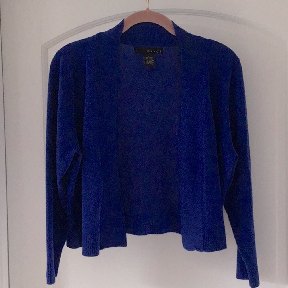 Sapphire shrug/cardigan